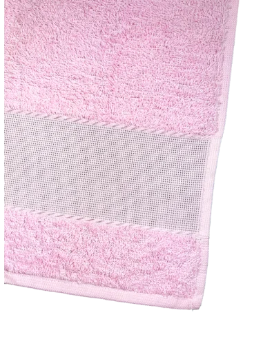 Asciugamano unito con tela aida