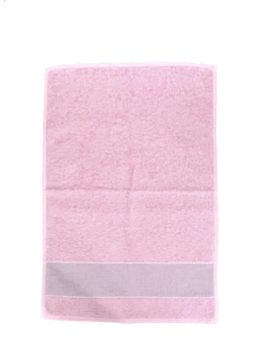 Asciugamano unito con tela aida