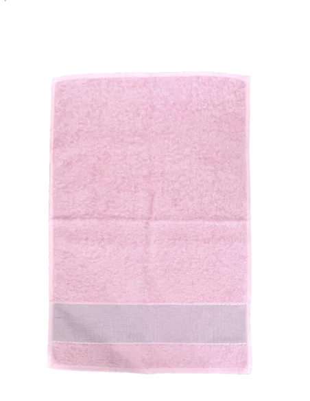 Asciugamano unito con tela aida