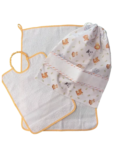Set accessori asilo da ricamo 3 pezzi - kit asilo e scuola | SOTTO SOPRA TORINO