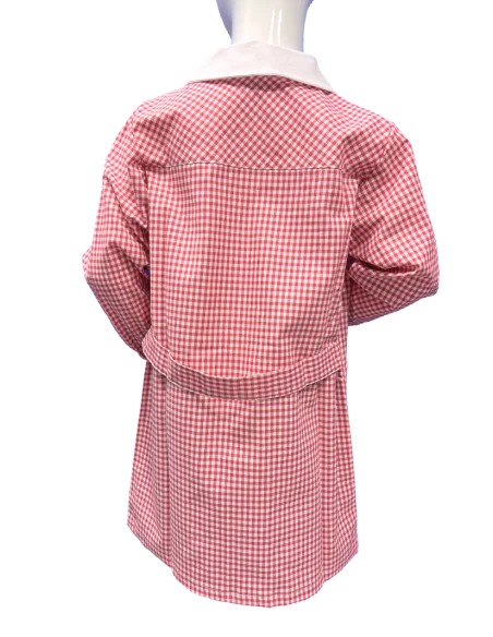 GREMBIULE ASILO QUADRETTI PURO COTONE GIOVANNI