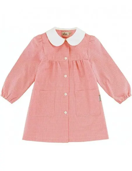 GREMBIULE ASILO QUADRETTI BAMBINA ANNALISA