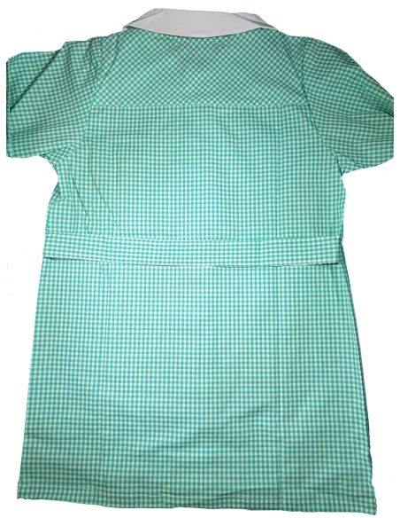 GREMBIULE ASILO QUADRETTI PURO COTONE GIOVANNI