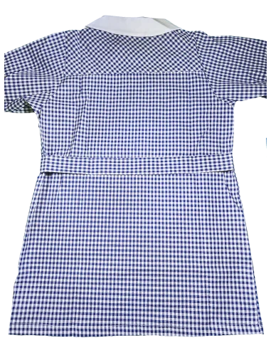 GREMBIULE ASILO QUADRETTI PURO COTONE GIOVANNI