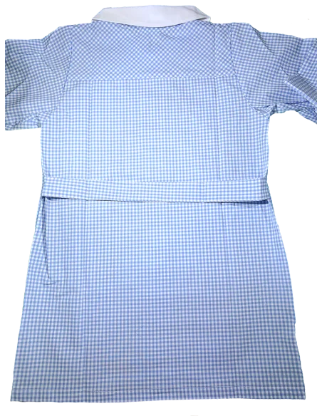 GREMBIULE ASILO QUADRETTI PURO COTONE GIOVANNI