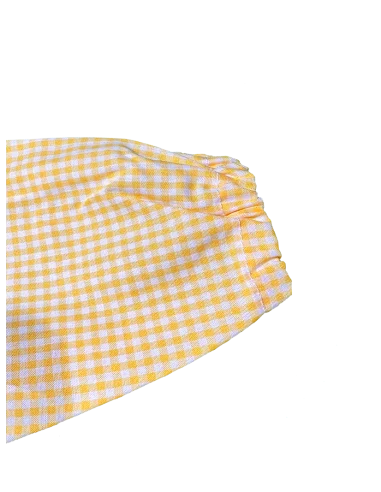 GREMBIULE ASILO QUADRETTI PURO COTONE ALESSIA