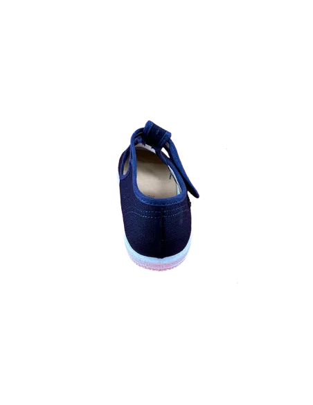 Pantofola occhielli tela