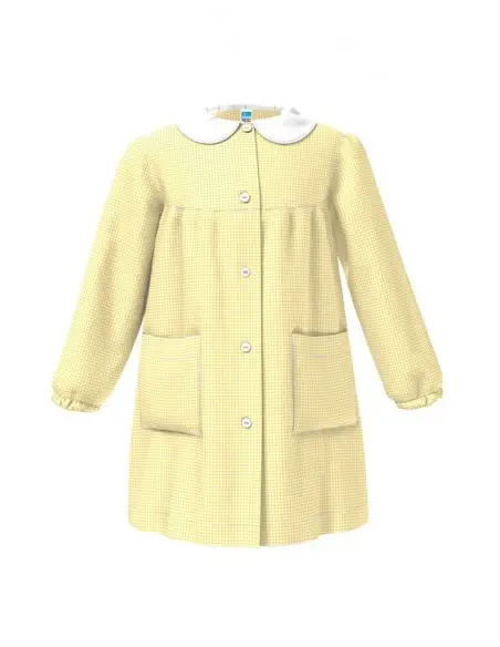 GREMBIULE ASILO QUADRETTI BAMBINA ANNALISA