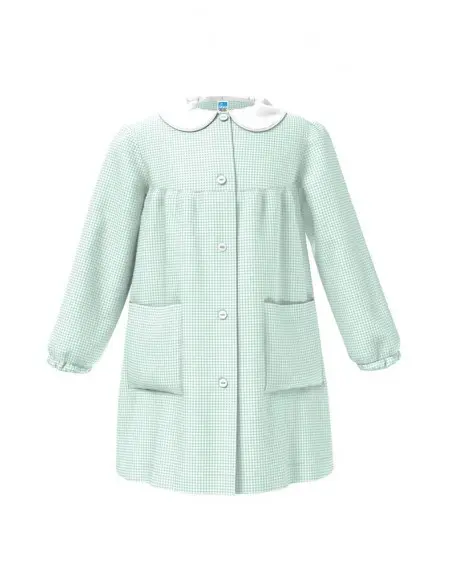 GREMBIULE ASILO QUADRETTI BAMBINA ANNALISA