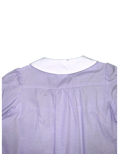 GREMBIULE ASILO QUADRETTI BAMBINA ANNALISA