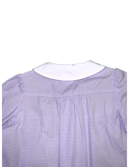 GREMBIULE ASILO QUADRETTI BAMBINA ANNALISA