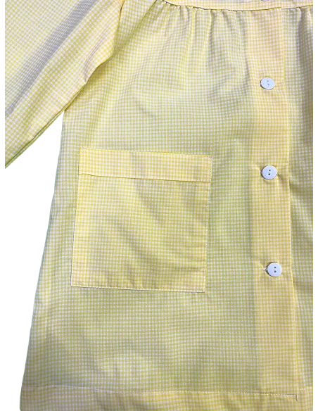 GREMBIULE ASILO QUADRETTI BAMBINA ANNALISA