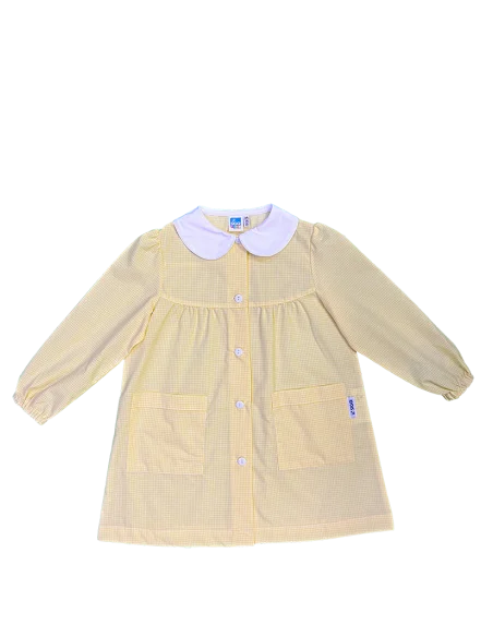 GREMBIULE ASILO QUADRETTI BAMBINA ANNALISA