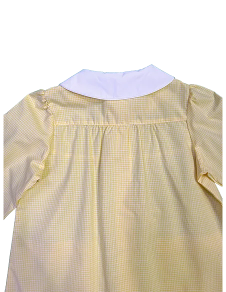 GREMBIULE ASILO QUADRETTI BAMBINA ANNALISA