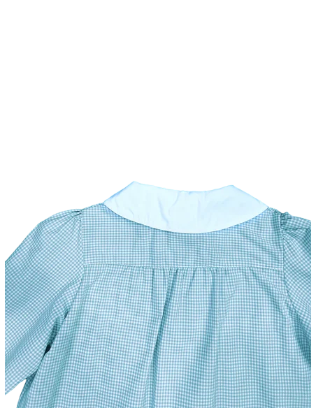 GREMBIULE ASILO QUADRETTI BAMBINA ANNALISA