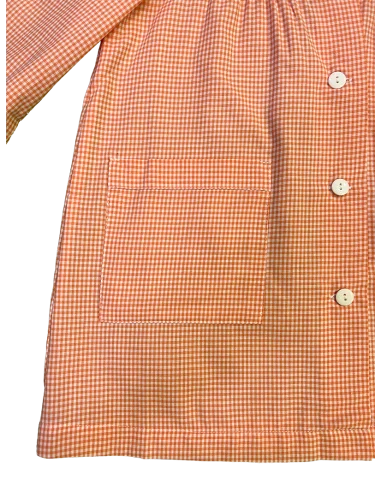 Grembiule asilo quadretti bambina Annalisa Siggi