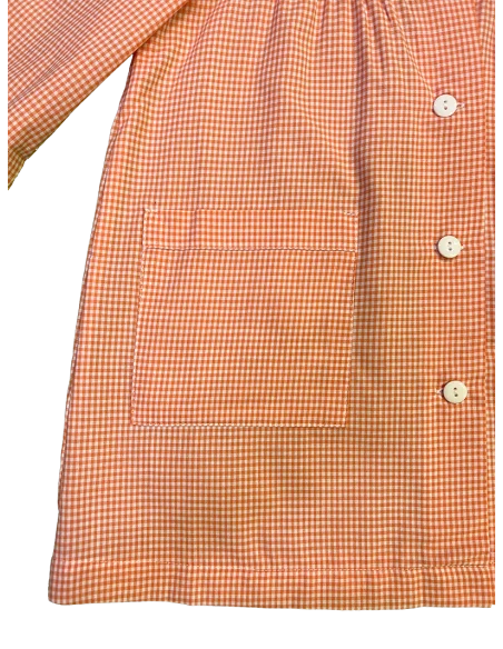 GREMBIULE ASILO QUADRETTI BAMBINA ANNALISA