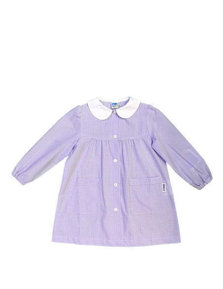 GREMBIULE ASILO QUADRETTI BAMBINA ANNALISA