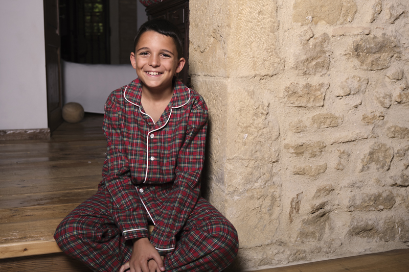 pigiama flanella taglio uomo bimbo